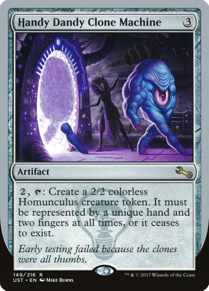 Handy Dandy Clone Machine 149 card