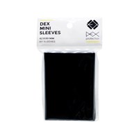 Dex Protection Card Sleeves Dex Protection Mini Card Sleeves - Black (60-Pack)