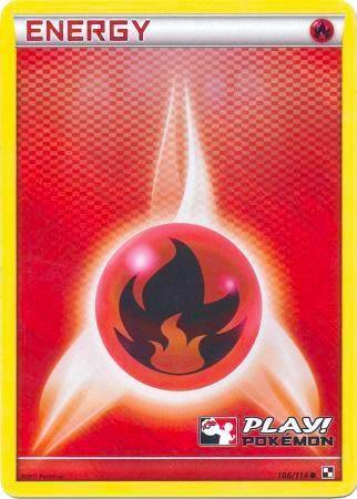 Fire Energy - 106/114 (Play! Pokemon) 106/114 from League & Championship Cards