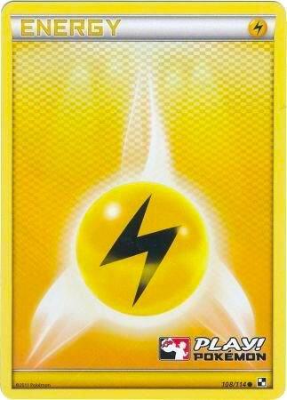 Lightning Energy - 108/114 (Play! Pokemon) 108/114 from League & Championship Cards