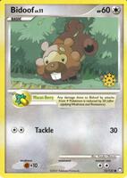 Bidoof [Snowflake Stamp] #73 from Pokemon Mysterious Treasures set
