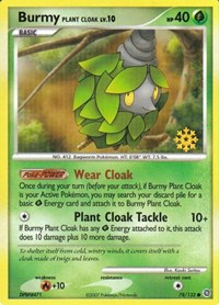 Burmy (Plant Cloak) #078/132 from Countdown Calendar Promos Pokemon card image