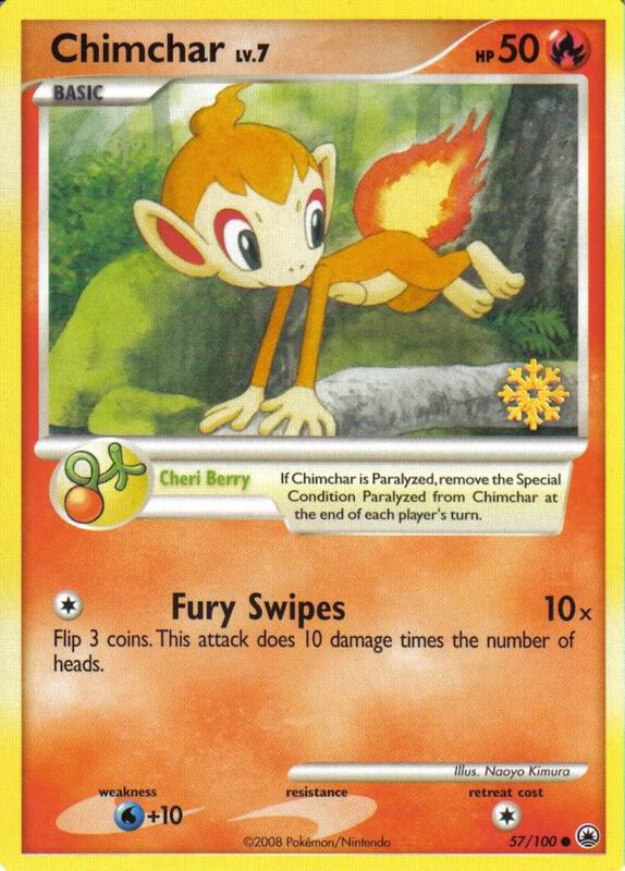 Chimchar 057/100 from Countdown Calendar Promos