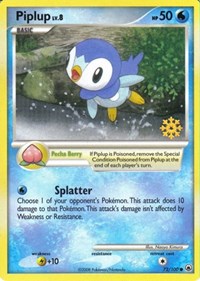 Piplup #072/100 from Countdown Calendar Promos Pokemon card image