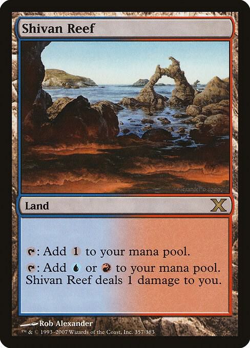 MTG シヴの浅瀬　Shivan Reef 英2枚　日2枚 Shivan Reef - 10th Edition - Magic: The Gathering - TCGplayer.com