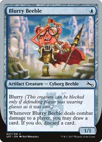 Blurry Beeble - Unstable - Magic: The Gathering card