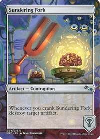 Sundering Fork - Unstable - Magic: The Gathering card