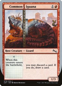 Common Iguana - Unstable - Magic: The Gathering card