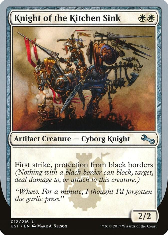 Knight of the Kitchen Sink (A) - Unstable - Magic: The Gathering