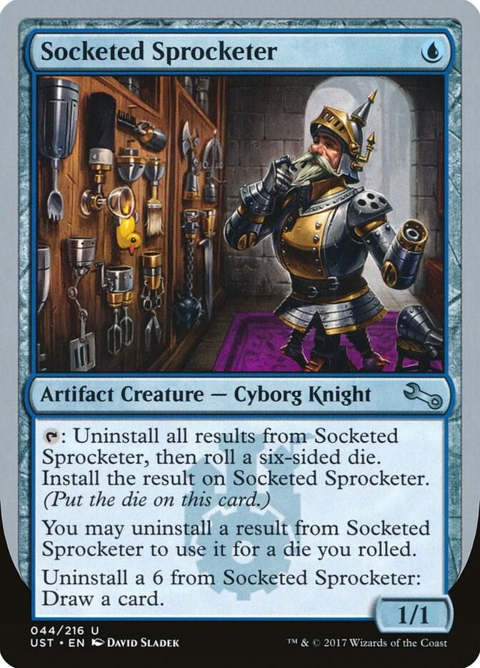 Socketed Sprocketer 44 card