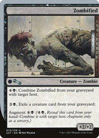 Zombified - Unstable - Magic: The Gathering card