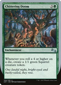 Chittering Doom - Unstable - Magic: The Gathering card