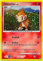 Chimchar [Cosmos Holo] #76 from Pokemon Diamond & Pearl set