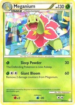 Meganium - 26/123 (Cracked Ice Holo) 026/123 from Deck Exclusives
