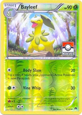 Bayleef - 2/122 (Pokemon League) 002/122 from League & Championship Cards