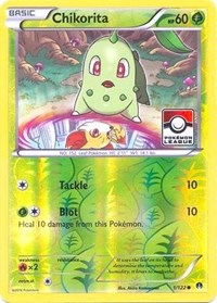 Chikorita - 1/122 (Pokemon League) #001/122 from League & Championship Cards Pokemon card image
