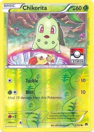 Chikorita - 1/122 (Pokemon League) 001/122 from League & Championship Cards