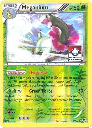 Meganium - 3/122 (Pokemon League) 003/122 from League & Championship Cards