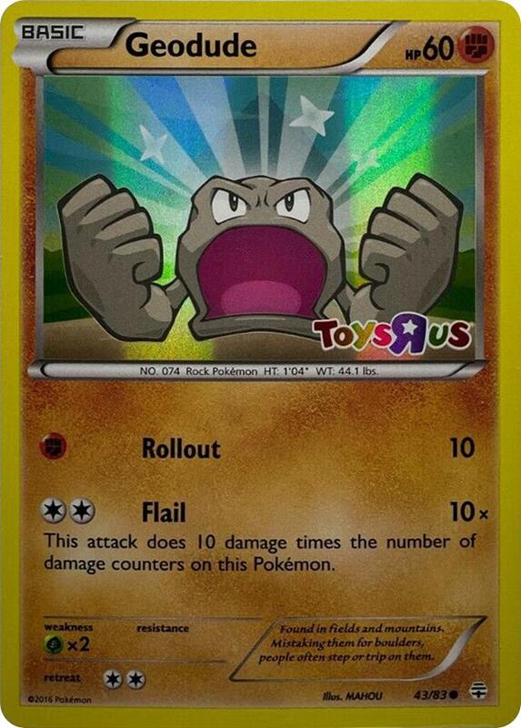Geodude - 43/83 (Toys R Us Promo) 043/083 from Miscellaneous Cards & Products
