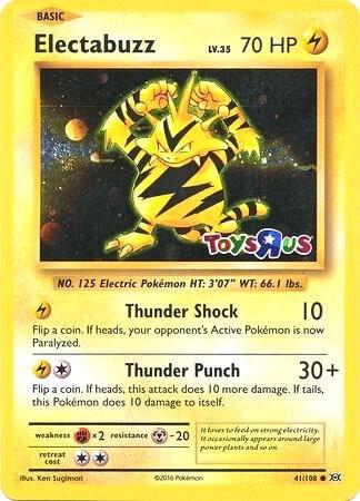 Electabuzz - 41/108 (Toys R Us Promo) 041/108 from Miscellaneous Cards & Products