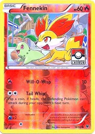Fennekin - 10/124 (Pokemon League) 010/124 from League & Championship Cards