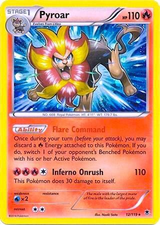 Pyroar - 12/119 (Cosmos Holo) 012/119 from Blister Exclusives