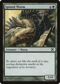 Spined Wurm - 10th Edition - Magic: The Gathering card