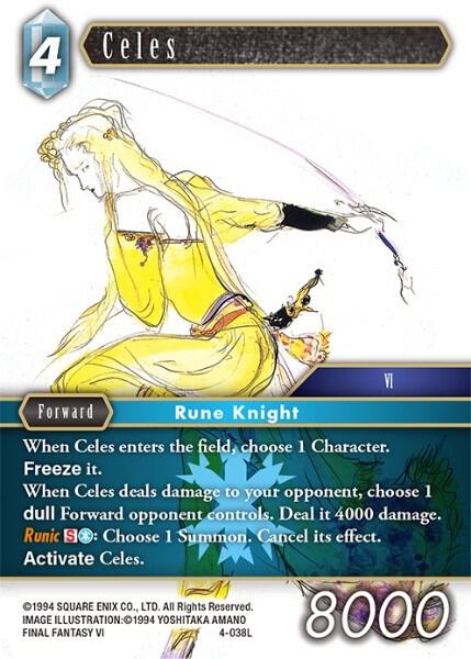 Celes - Opus IV - Final Fantasy TCG - TCGplayer.com