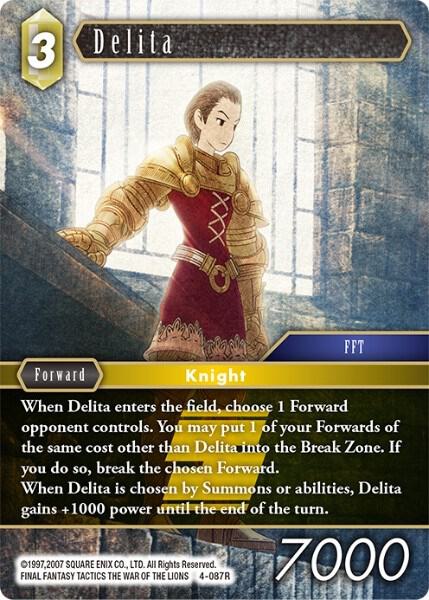 Delita - Opus IV - Final Fantasy TCG - TCGplayer.com