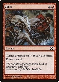 Stun - 10th Edition - Magic: The Gathering card