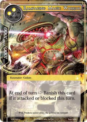 Rampaging Magic Warrior