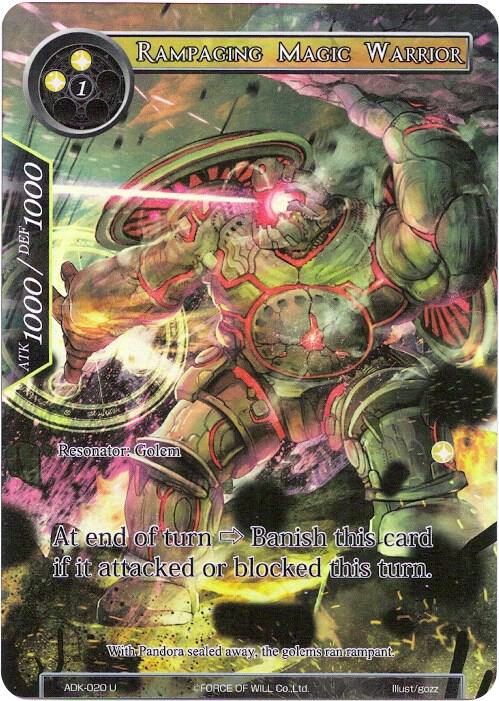 Rampaging Magic Warrior (Full Art)