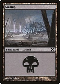 Swamp (374) - 10th Edition - Magic: The Gathering card