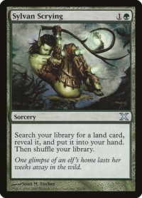 Sylvan Scrying - 10th Edition - Magic: The Gathering card