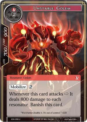 Unstable Golem