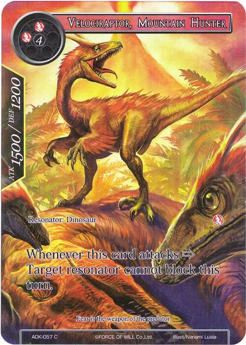 Velociraptor, Mountain Hunter (Full Art)