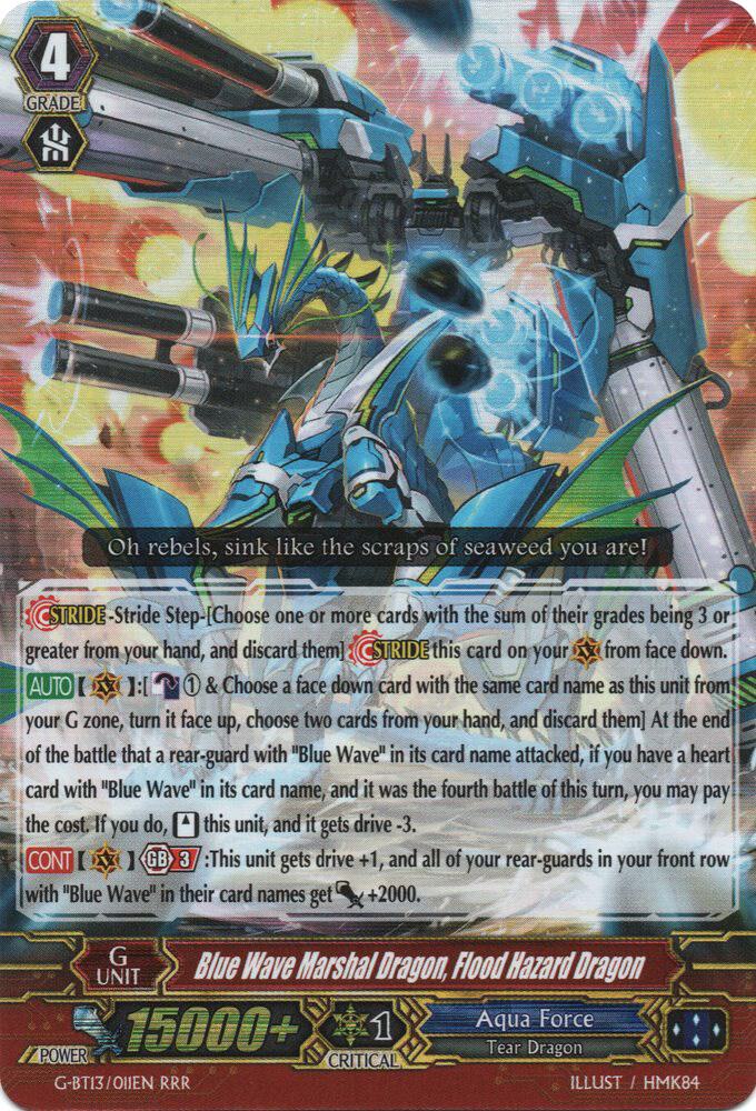 Blue Wave Marshal Dragon, Flood Hazard Dragon