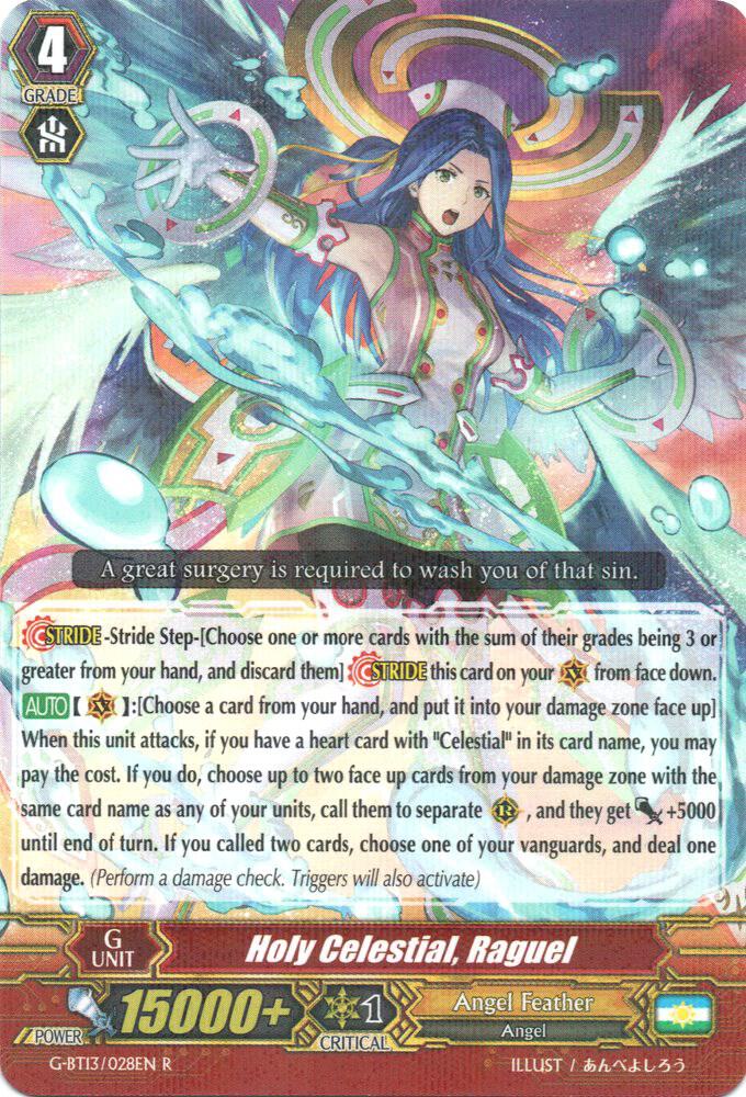 Holy Celestial Raguel Price & Card Details — G-BT13: Ultimate