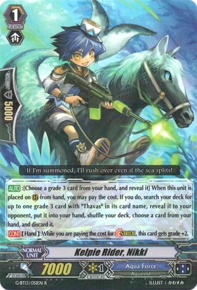 Kelpie Rider, Nikki
