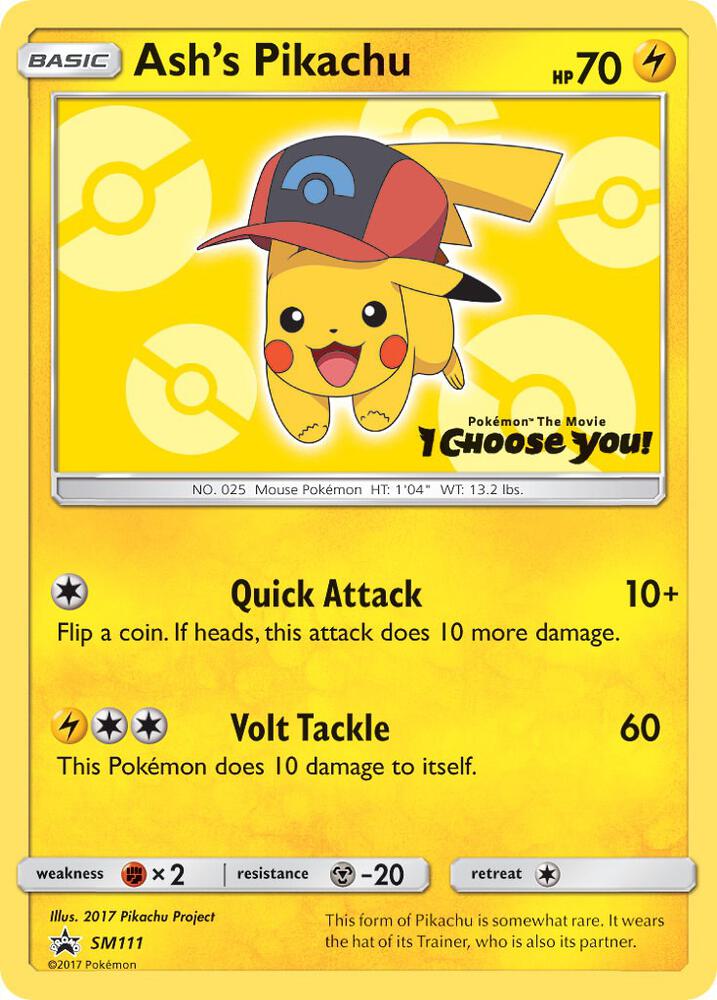 Ash's Pikachu - SM111 - SM Promos - Pokemon - TCGplayer.com