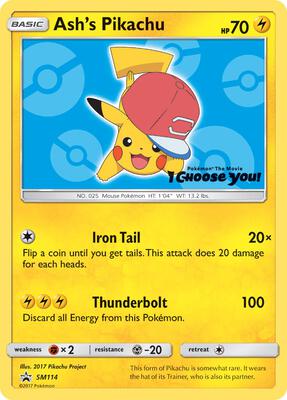 Ash's Pikachu - SM114