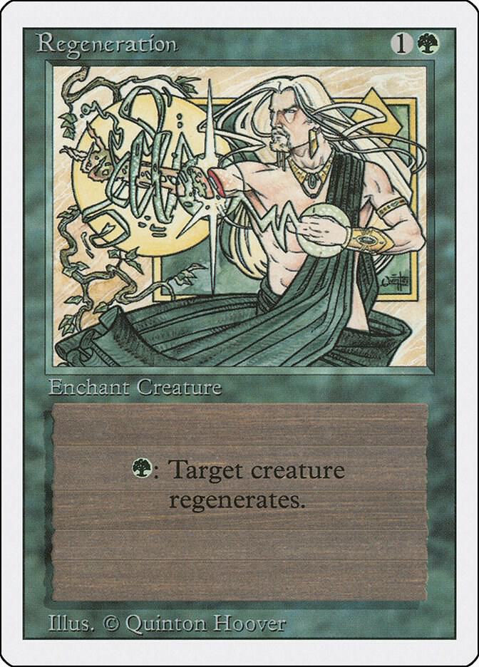 マジック：ザ・ギャザリング MTG Regeneration Regeneration - Revised Edition - Magic: The Gathering