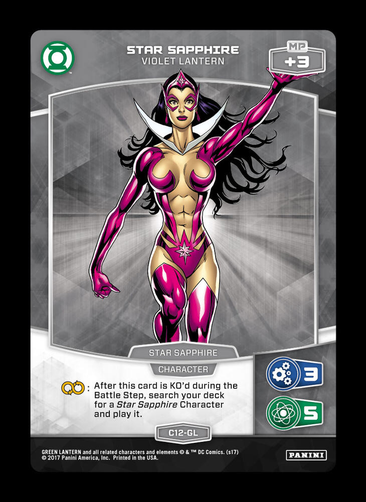 Star Sapphire - Violet Lantern - Green Lantern - MetaX TCG Star Sapphire - Violet Lantern - Green Lantern - MetaX TCG
