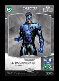 Kyle Rayner - Beacon of Hope - MetaX TCG Green Lantern trading card