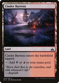 Cinder Barrens (Rivals of Ixalan)
