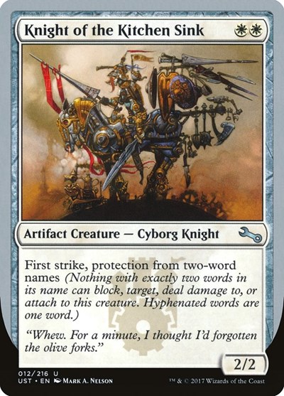 Knight of the Kitchen Sink (E)