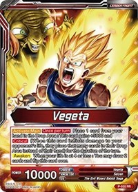 Vegeta // Vile Strike Dark Prince Vegeta card art