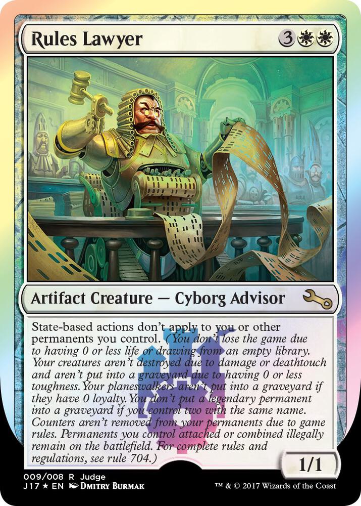 Rules Lawyer - Judge Promos - Magic: The Gathering - TCGplayer.com