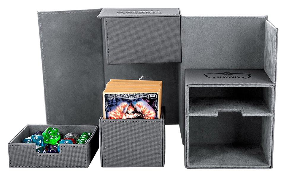 Twin Flip 'n' Tray Deck Case - Grey (Classic) (Holds 160+)