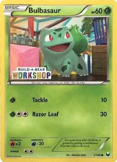 Bulbasaur - 1/108 (Build-A-Bear Workshop Exclusive) 001/108 from Miscellaneous Cards & Products
